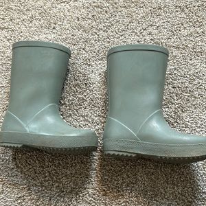 Zara Green toddler rain boots